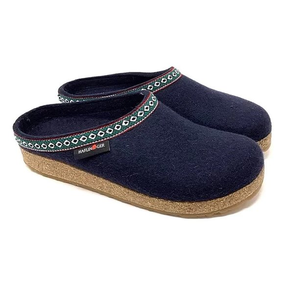 Haflinger $155 GZ Classic Grizzly Navy Euro Size 42 NIB! - Picture 1 of 6